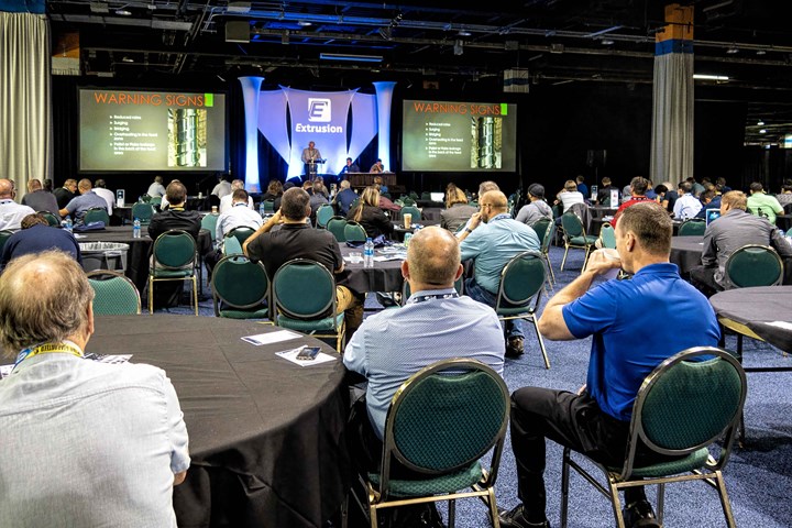 Extrusion 2021 Conference sessions were well attended.