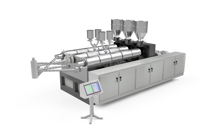 Coextrusion of up to six layers is available on the long-stroke machines and is also newly available as stand-alone coex packages.