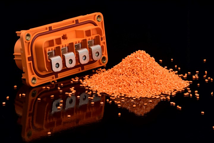 Lanxess's new heat-stable orange for high-voltage applications