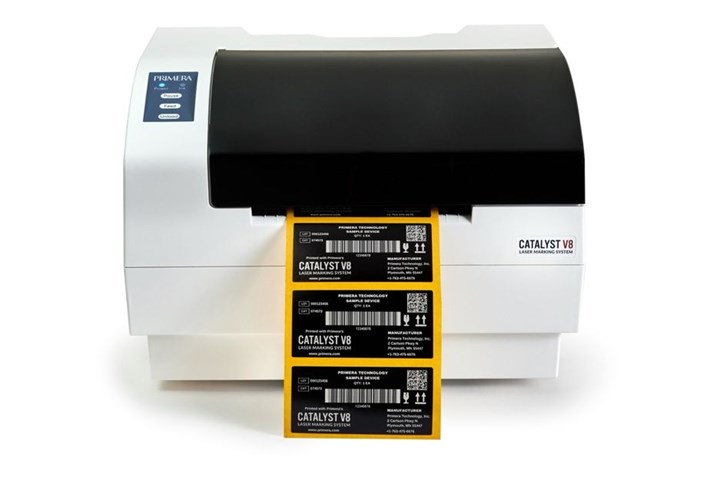 Primera's new cost-performance laser marking label system