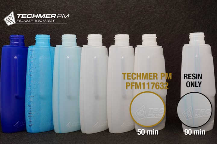 Techmer PM's new purging agent for HDPE and PP blow molding