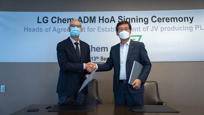 ADM and LG Chem Explore U.S. Production of Lactic Acid and PLA