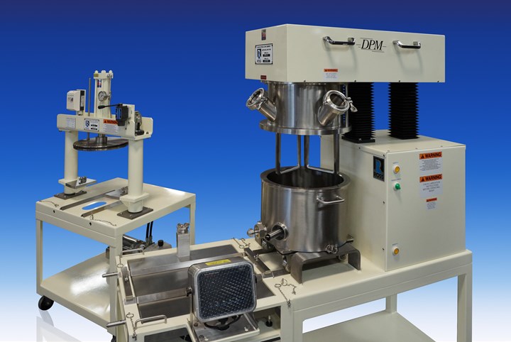 Panetary Mixer with Integrated Weighing System