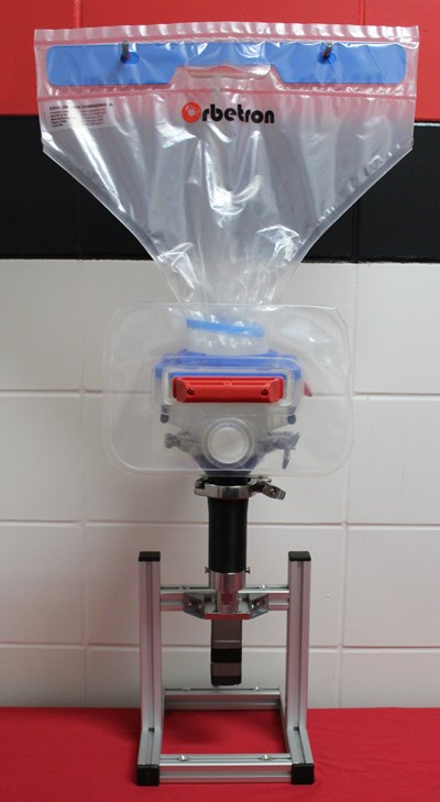 Bags, Bottles Integrated with Lab Feeders