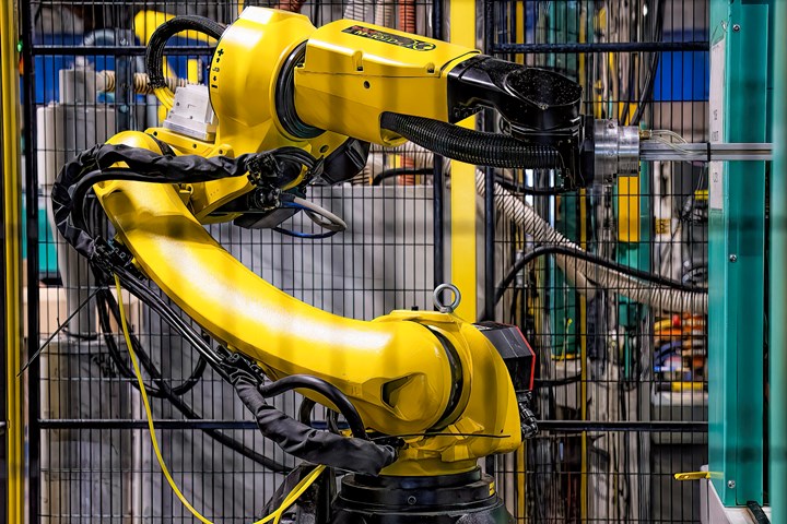 Noble Plastics is now offering turnkey systems with a robot; basic, intuitive operator interface; online configurator; programming for the initial job; and integration with the injection machine.