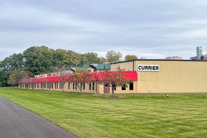 A new 75,000-ft2 building, due to open in early 2023, will have a 25,000-ft2 Class 8 cleanroom, almost three times the size of Currier’s existing cleanroom.