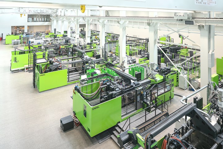 New technical center at Engel's St. Valentin large-machine plant.