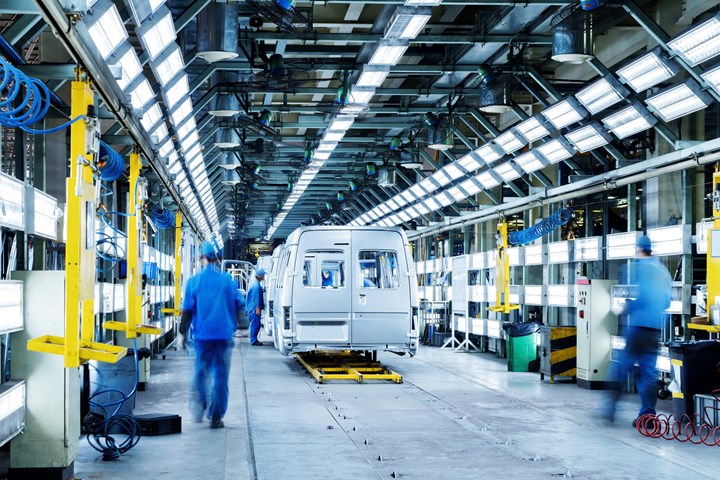 Ford Motor Co. is using Google Cloud to learn how to tweak metal-stamping parameters to maintain consistent quality despite normal variations in sheet-metal materials. (Photo: AdobeStock)