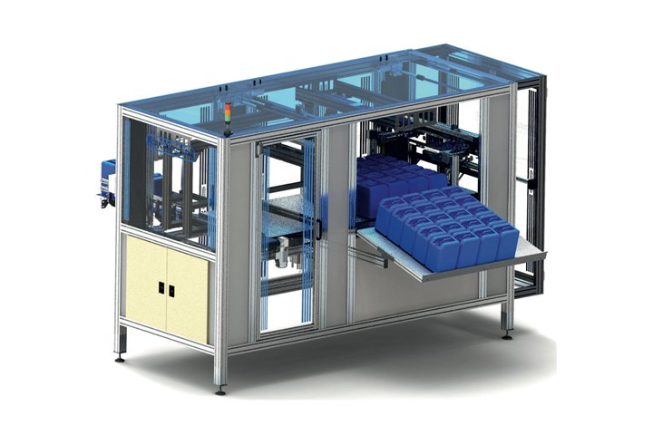This Easy@Bag unit is part of a new stand-alone line of downstream blow molding equipment.