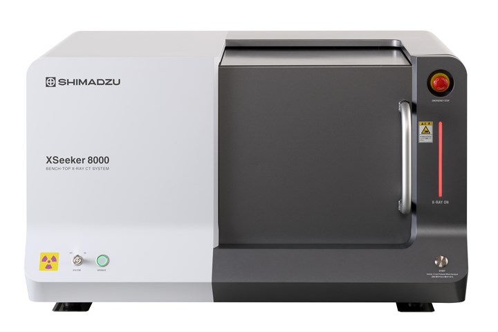 New Shimadzu XSeeker 8000 benchtop x-ray CT scanner costs about 20% as much as the company’s main floorstanding model.