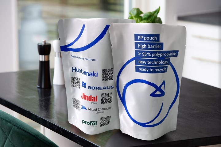 Borealis Group and industry partner develop over 95% PP food pouch