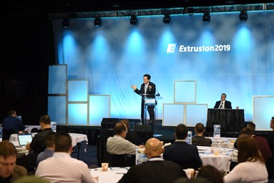 speaker at Extrusion Conference 2019