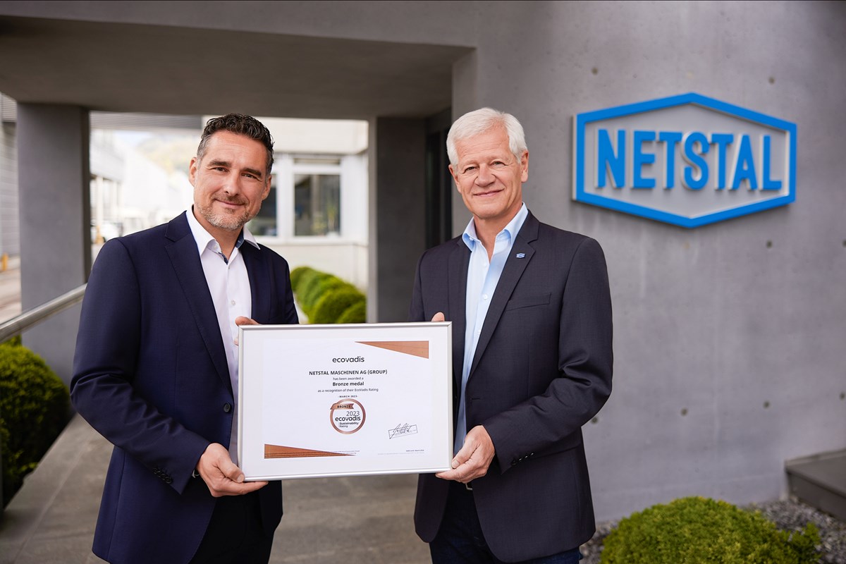 Netstal’s Sustainability Performance Recognized | Plastics Technology