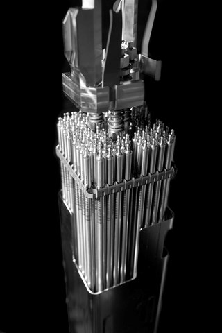 Black & White photo of Westinghouse's new Triton11 fuel design