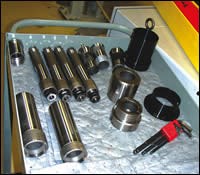 components of the Swiss-type lathes