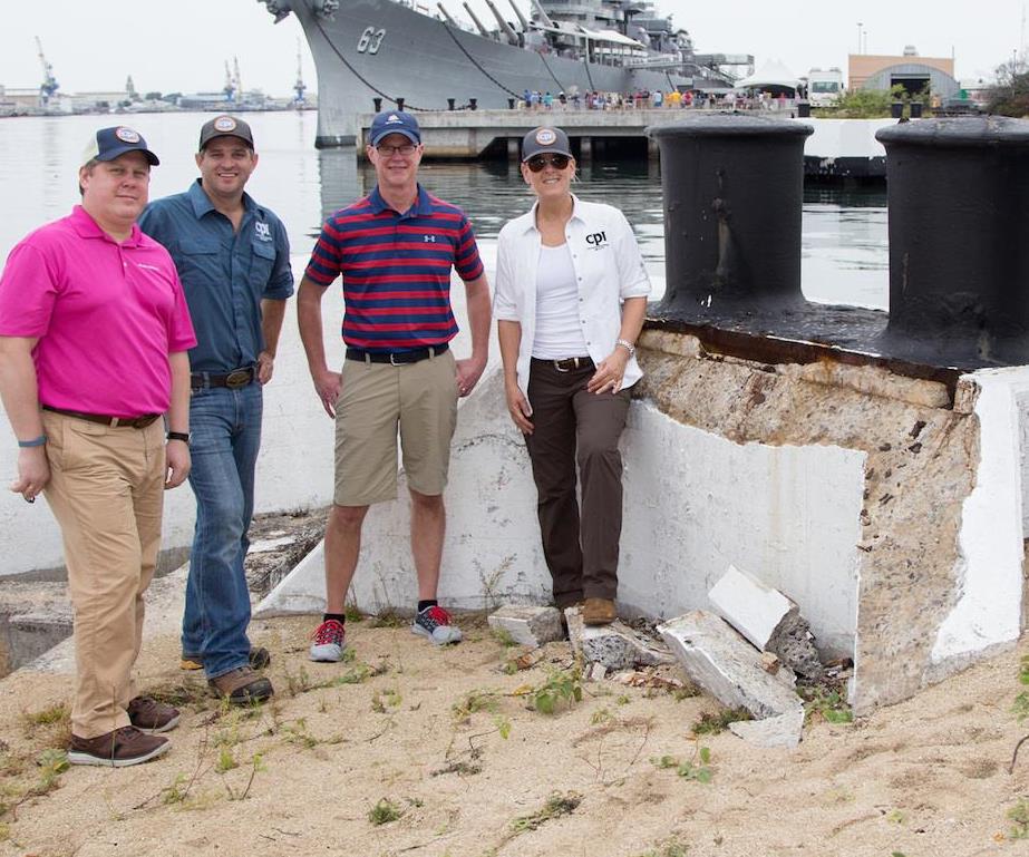 Owens Corning donates fiberglass composites for restoration at Pearl Harbor 