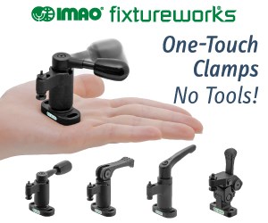 One-Touch Clamps. No Tools Needed.