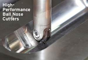 high performance ball nose cutters