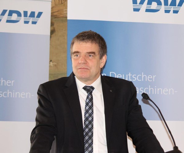 Dr. Heinz-Jürgen Prokop, chairman of VDW, the German Machine Tool Builders’ Association