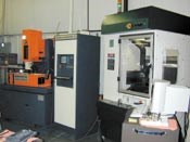 machining center and ram EDM machine