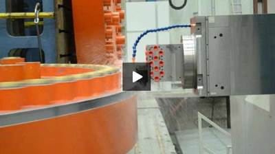 Video: Horizontal Boring Mill Turns 23-Foot-Diameter Part