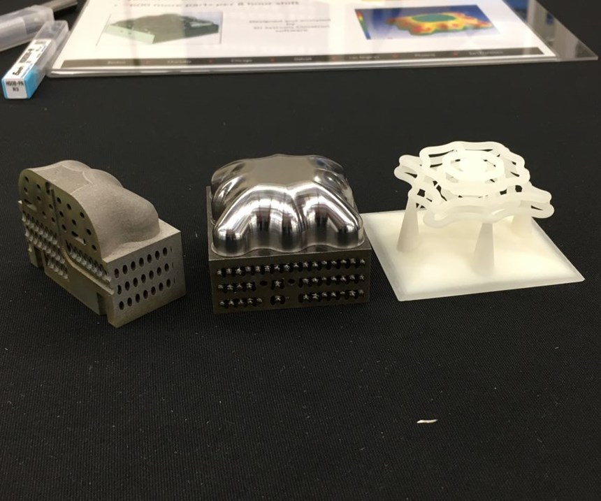 3D-printed conformal cooled mold insert