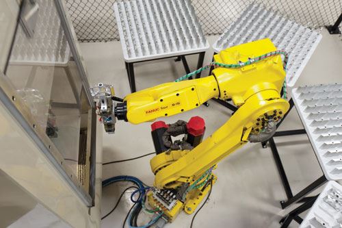 robot/machining center 