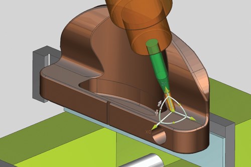 dynamic handles enable the programmer to manually define tool position and orientation