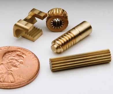 a sample of machined parts from Machined Concepts