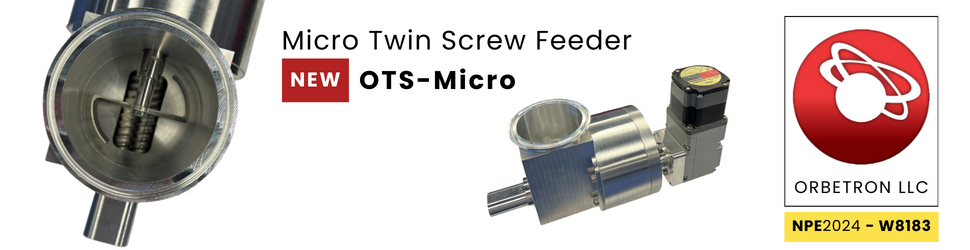 New OTS-Micro Twin-Screw Feeder, NPE2024 - W8183