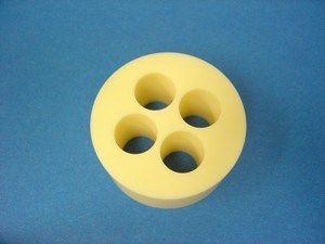 another ceramic part with critical holes