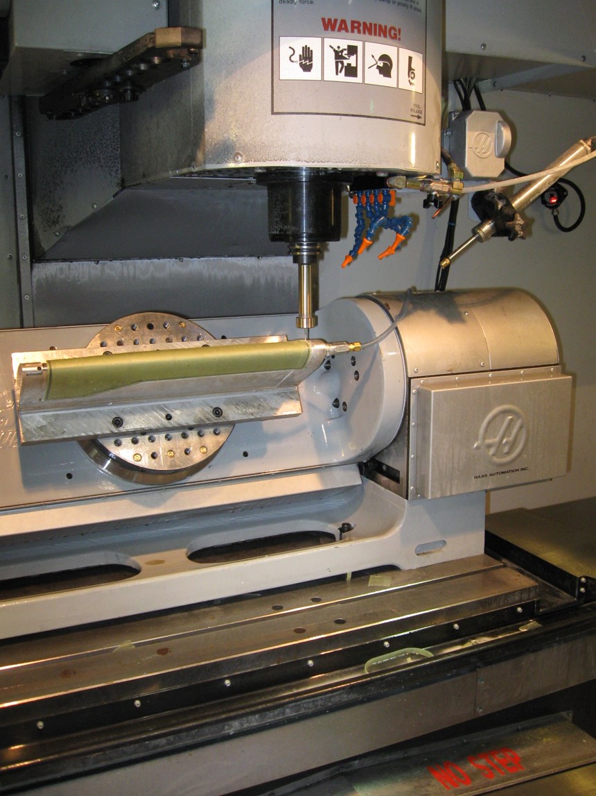 five-axis machining of composites