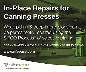In-Place Repairs for Canning Presses