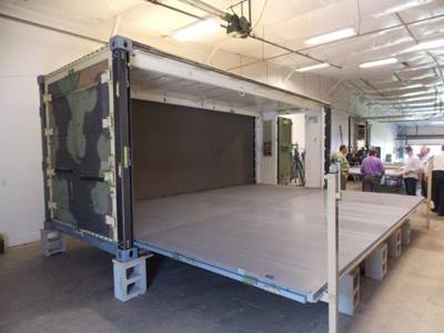 U.S. Army uses composites to refurbish aging wall shelters 