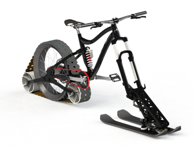 Composites enable innovative prototype for snow mountain bike