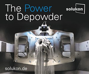 Automated depowdering by Solukon