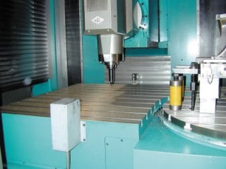 The OMV model HS-332 high-speed five-axis machining center