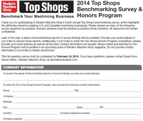 Why Take the Top Shops Survey?