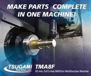 Make Parts Complete in 1 Machine with Tsugami