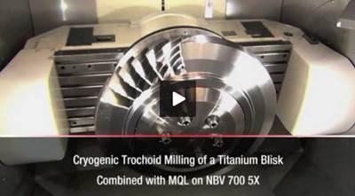 Video: Trochoidal and Cryogenic Blisk Machining