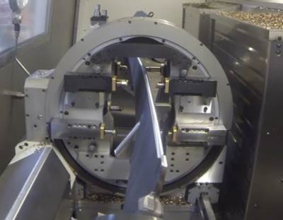 Video of Interesting Turbine Blade Workholding System