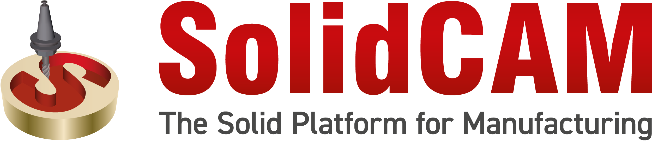 SolidCAM + Logo